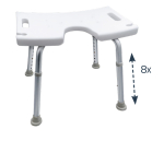 Stolička s nastavitelnou výškou, nosnost 150 KG