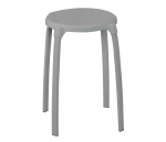 Stolička do koupelny, šedá, nosnost 100 KG