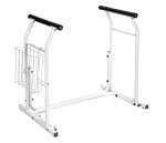 Opěrná mobilní madla k WC bílá