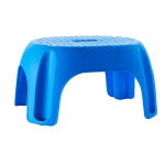 Stolička do koupelny, modrá, nosnost 100 KG