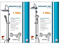 RIDDER - sprchové sety s baterií