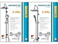 RIDDER - sprchové sety s baterií