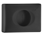 COLORED zásobník hygienických sáčků, 13,5×9,5×3,2 cm, ABS - černá mat