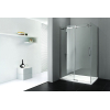 Kombinace sprchových dveří s boční stěnou