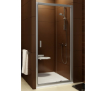 Sprchové dveře posuvné dvoudílné 110 cm satin