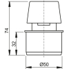 Přivzdušňovací hlavice  pr. 50 mm