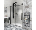 Sprchové dveře dvoudílné posuvné - sklo čiré