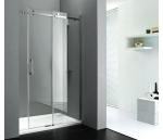 Sprchové dveře dvoudílné posuvné - sklo čiré